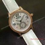 Mont Blanc Knock Offs Villeret 1858 Ladies Diamond Fashion Watch 35mm